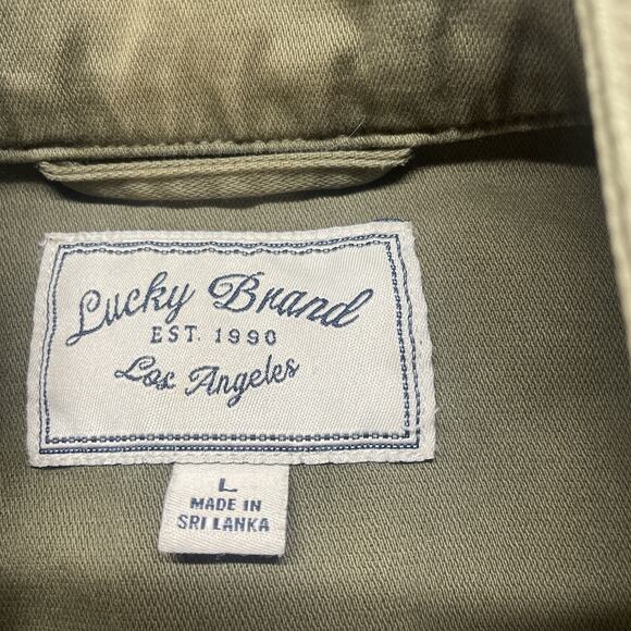 Lucky Brand Safari Utility Vest Women’s L Military Drawstring Waist Street Wear - Picture 3 of 14